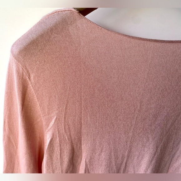Christian Dior Silk & Cashmere Blend Pale Pink sweater, size 4 - Picture 6 of 8
